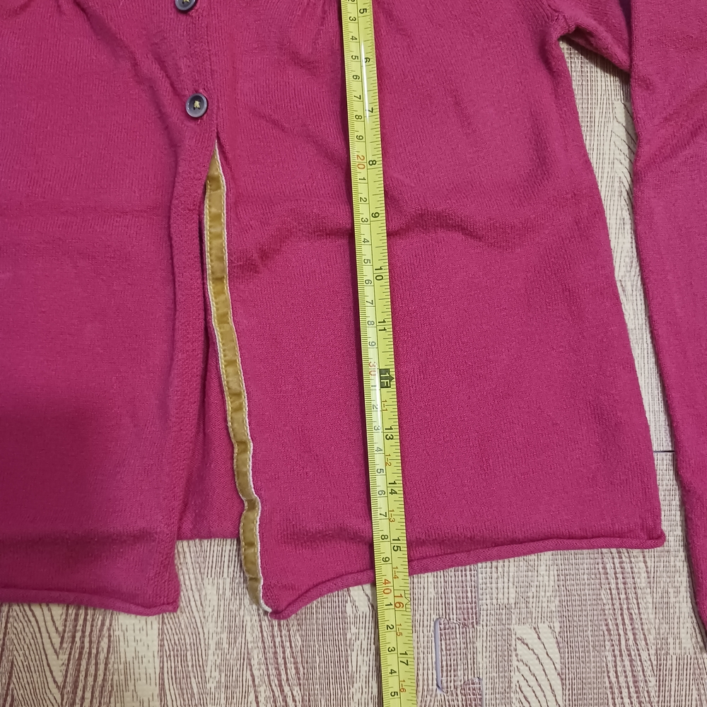Mini Boden Pink Button-Up Cardigan Cotton and Cashmere 9-10 Years - Picture 6 of 8